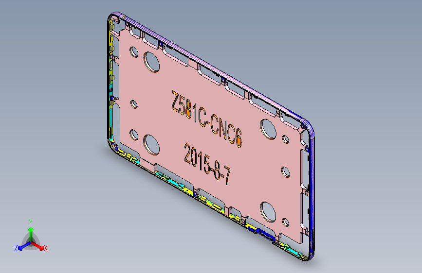 Z581C-笔记本CNC工装夹具三维模型CNC6-15807