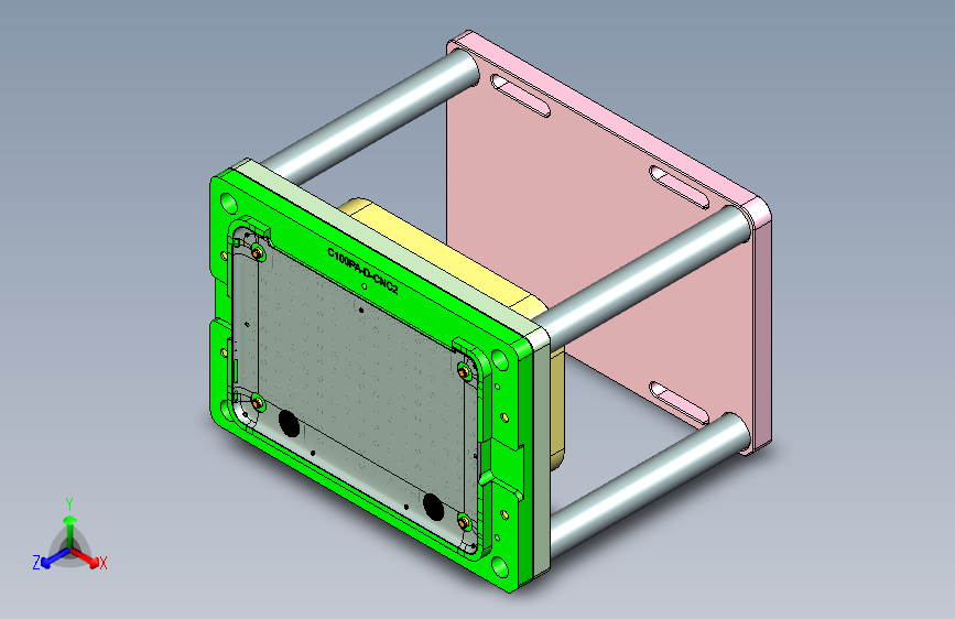 C100PA-D-笔记本CNC工装夹具三维模型CNC2-0115