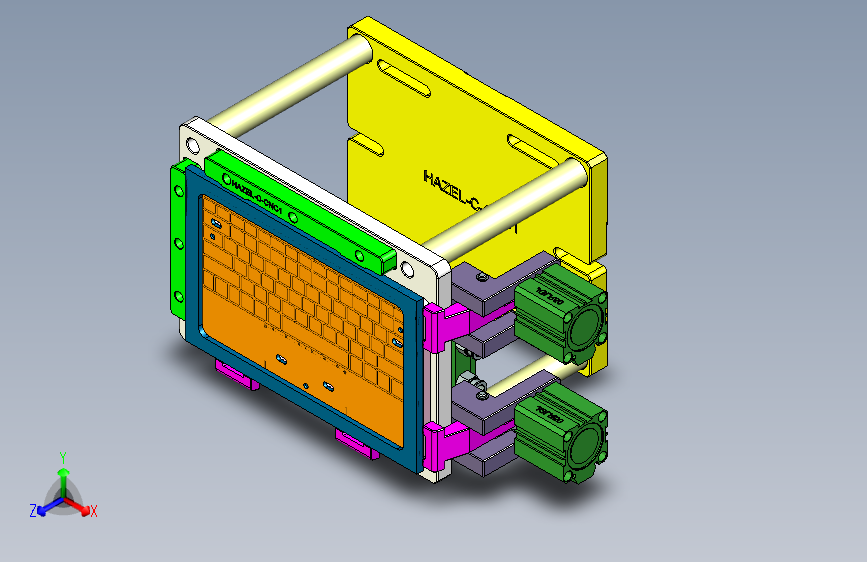 HAZEL-C笔记本CNC工装夹具三维模型-CNC1-0512