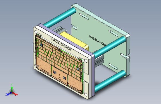 HAZEL-C-笔记本CNC工装夹具三维模型CNC3-0512