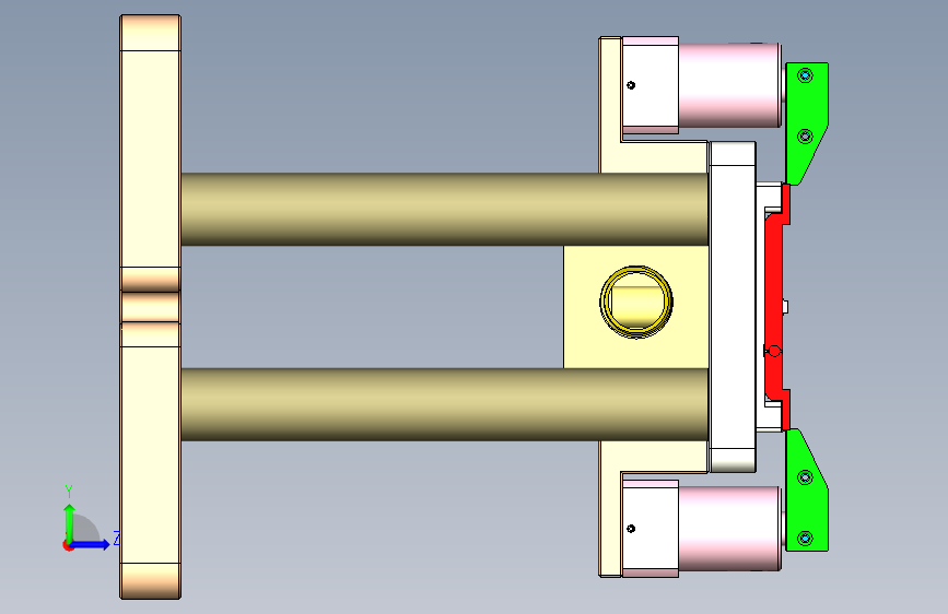 R4-CNC2-笔记本CNC工装夹具三维模型1026 左侧视图