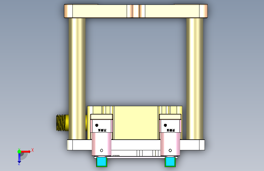 R4-CNC2-笔记本CNC工装夹具三维模型1026 俯视图