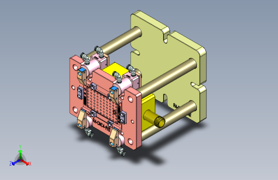 R4-CNC4笔记本CNC工装夹具三维模型-151218