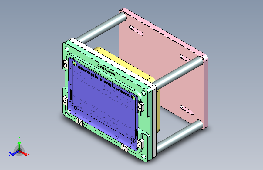 UX305LA-D笔记本CNC工装夹具三维模型-CNC1