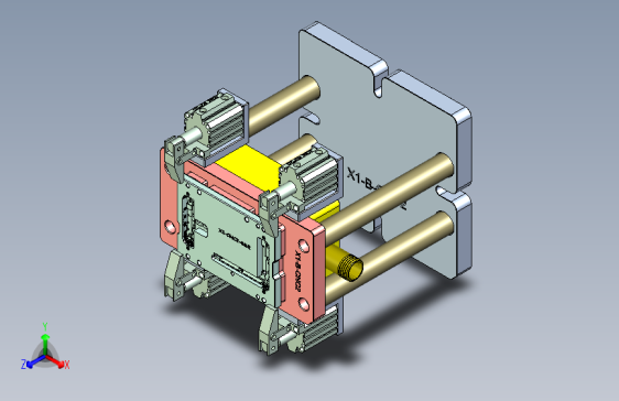 X1-笔记本CNC工装夹具三维模型CNC2-0313