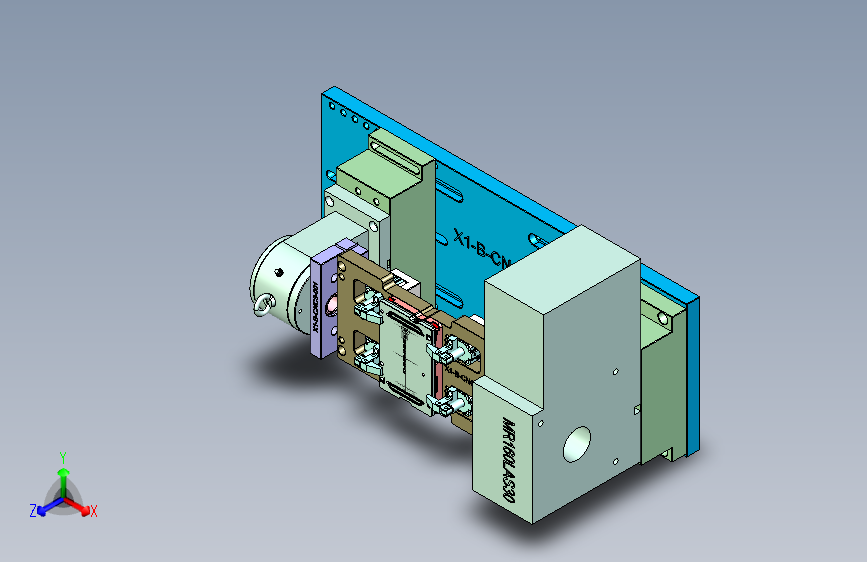 X1-笔记本CNC工装夹具三维模型CNC3-0313