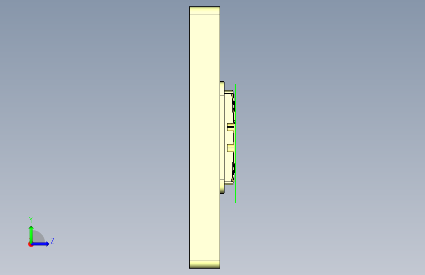 X1-笔记本CNC工装夹具三维模型CNC8-ZHIJU-03-06 左侧视图