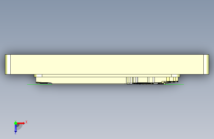 X1-笔记本CNC工装夹具三维模型CNC8-ZHIJU-03-06 俯视图