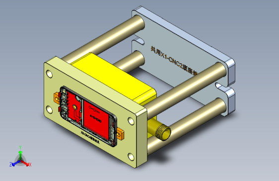 X3-笔记本CNC工装夹具三维模型CNC4-0923