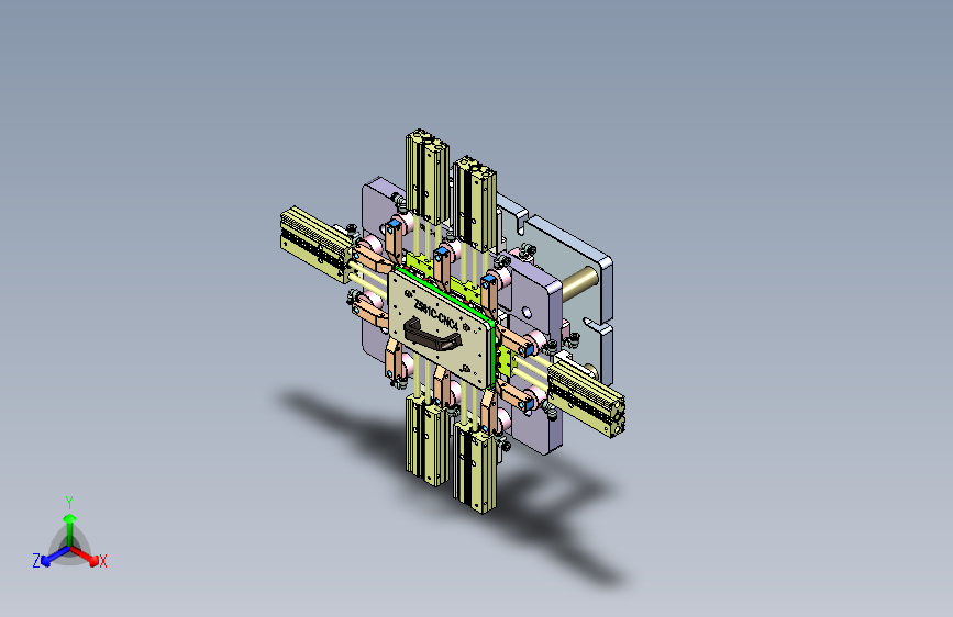 Z581C笔记本CNC工装夹具三维模型-CNC4-0915