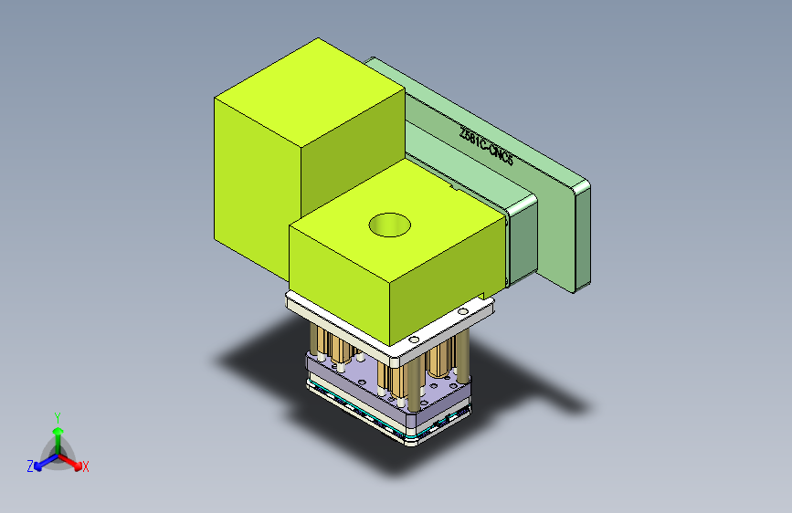 Z581C笔记本CNC工装夹具三维模型-CNC5-0916