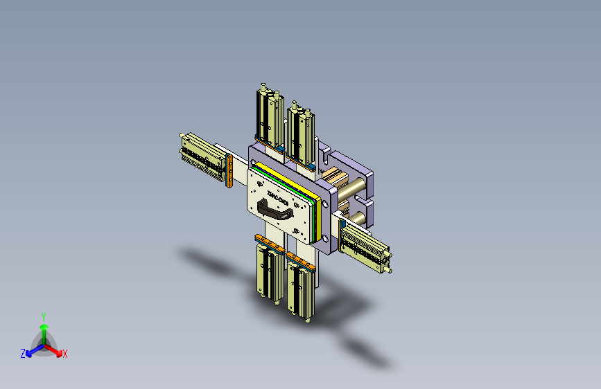 Z581C-笔记本CNC工装夹具三维模型CNC6-0902