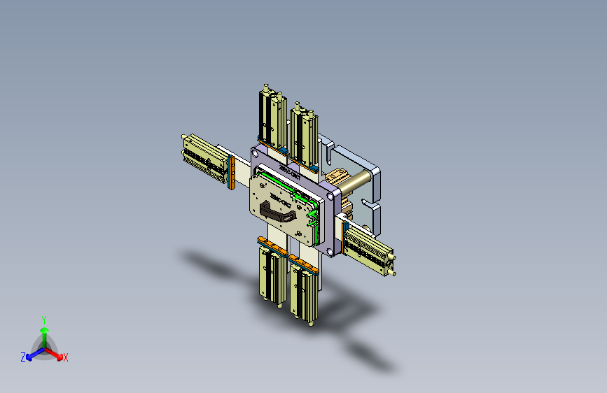 Z581C-笔记本CNC工装夹具三维模型CNC7-0806