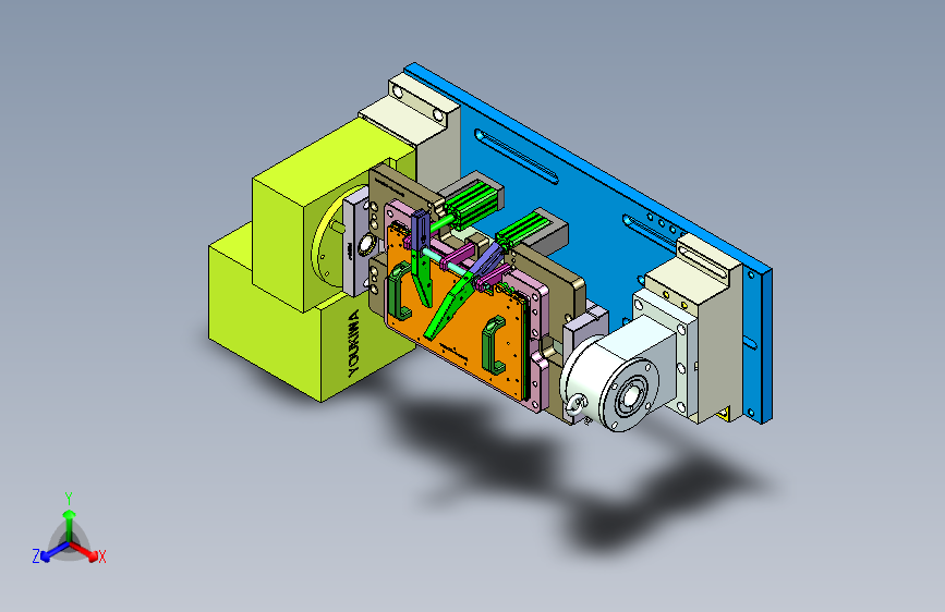 ZAZ00-D笔记本CNC工装夹具三维模型-CNC620140619