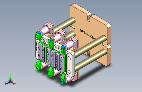 SPS-XJ-笔记本CNC工装夹具三维模型CNC3-0113