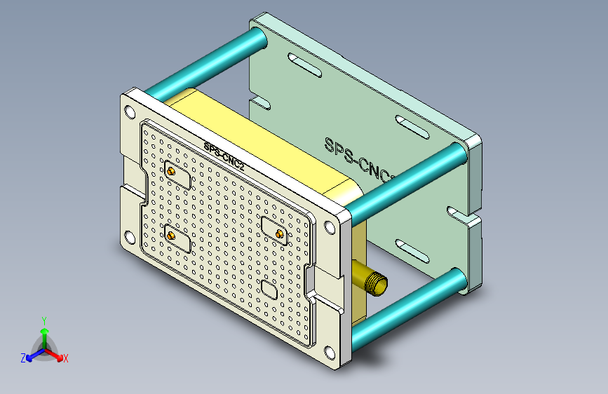 SPS-笔记本CNC工装夹具三维模型CNC2-0107