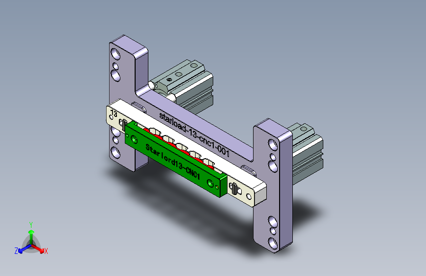 Starlord-13笔记本CNC工装夹具三维模型-CNC1-1209