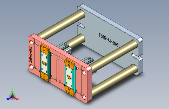 T305-AJ-笔记本CNC工装夹具三维模型CNC1-0516