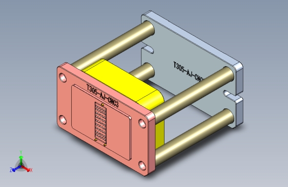 T305-AJ-笔记本CNC工装夹具三维模型CNC3-0516
