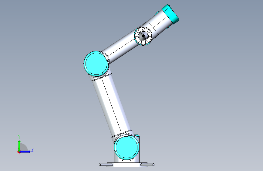 协作平衡机器人 左侧视图