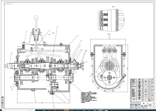 D1174-中间轴式五挡变速器设计（锁环式同步器）+CAD+说明书==1319708=250