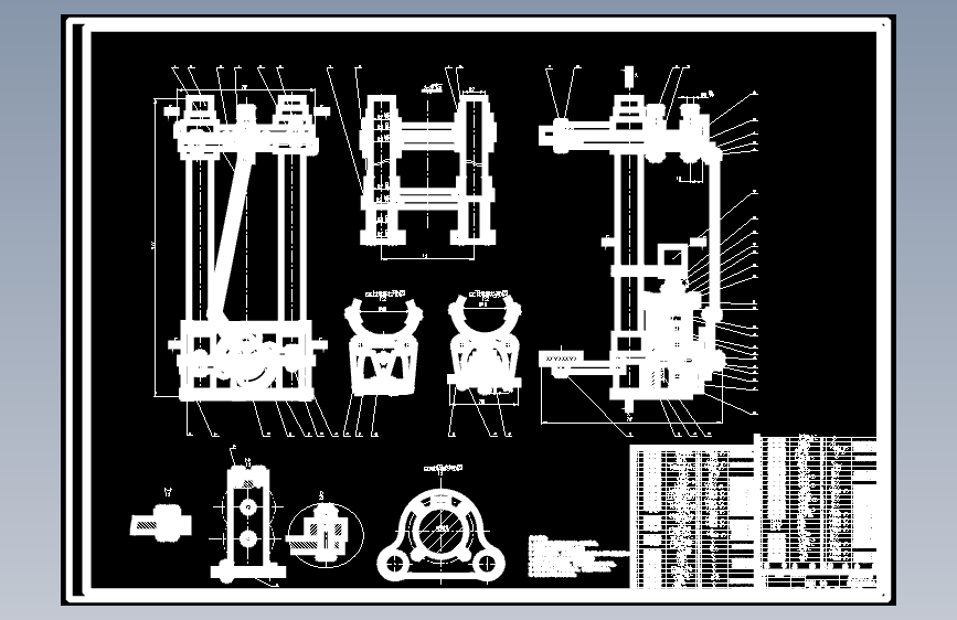 D1158-原版 爬杆作业机器人设计+CAD+说明书==81611==250