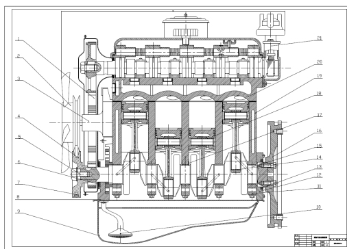 D1089-四缸汽油机曲柄连杆机构设计+CAD+说明书==777709=250