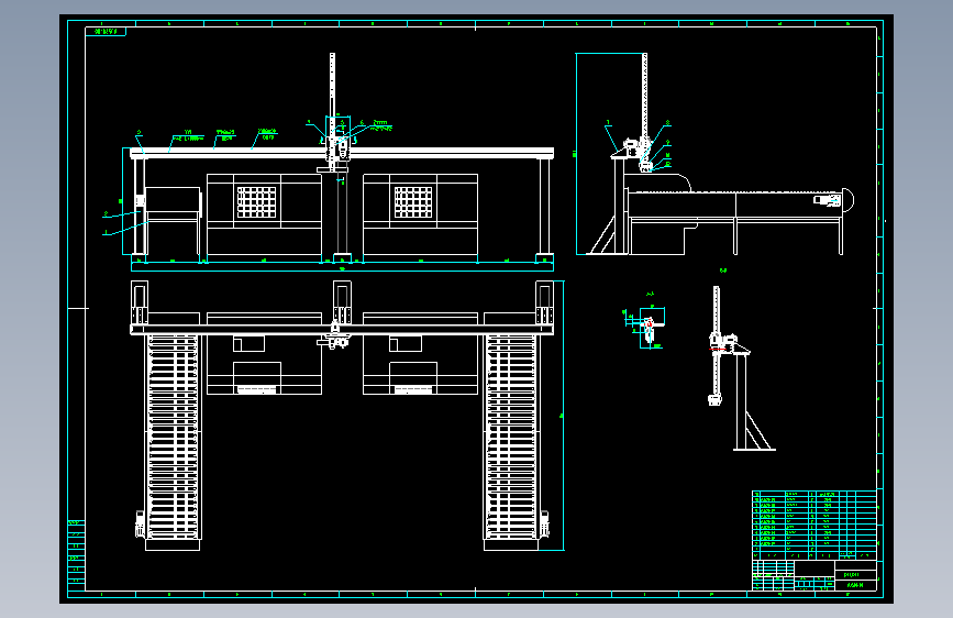 D1072-数控车床上下料机械手结构设计+CAD+说明书==900269=250