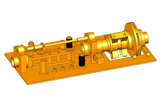 D1027-汽车线束用波纹管自动切割机三维UG10.0无参+CAD+说明书