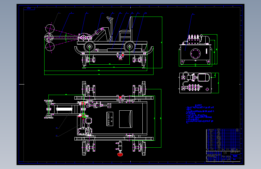 D0948-矿车清车机设计+CAD+说明书==84165=250