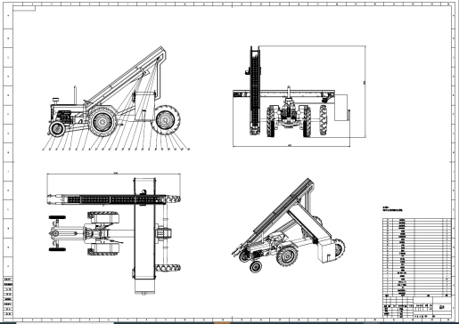 D0907-胡萝卜联合收割机设计图纸+CAD+说明书==1552310=250
