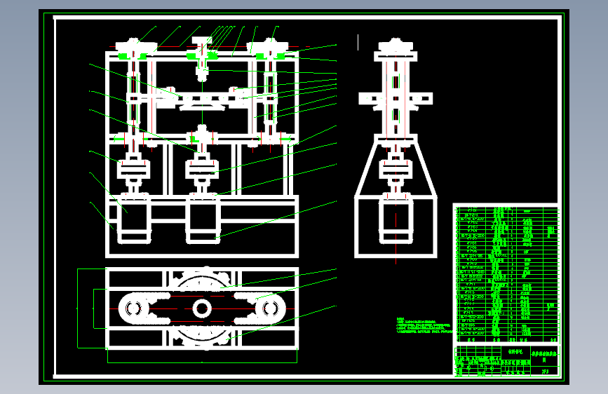 D0843-电动菠萝削皮机的设计+CAD+说明书==142871=250