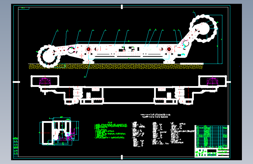 D0761-MG5001150-WDK型采煤机牵引部设计+CAD+说明书==375707=250