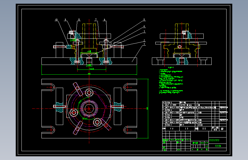 D0747-I轴法兰盘工艺及钻孔夹具设计+CAD+说明书==868961=250