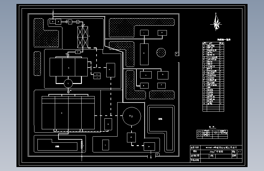 D0731-4000m3d啤酒废水处理工艺设计+CAD+说明书==987971=250