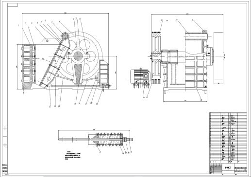 D0724-900X1200简摆破碎机的设计+CAD+说明书==107756=250