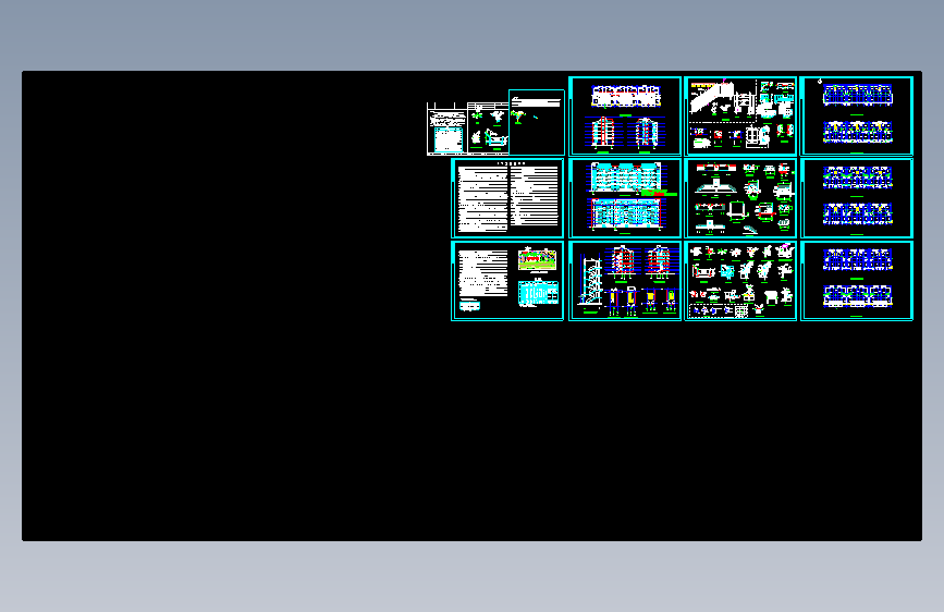 一多层住宅施工图