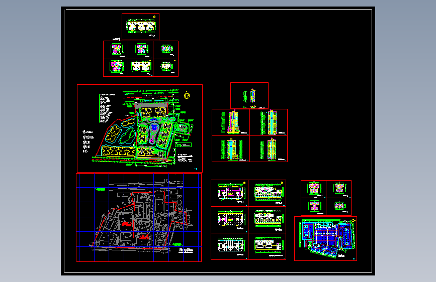 原文化宫高层居住小区全部图纸