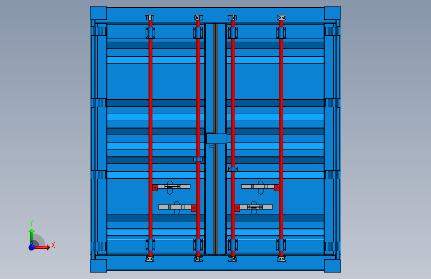 集装箱sw22版Container 40 ft_SOLIDWORKS 2022_模型图纸下载 – 懒石网