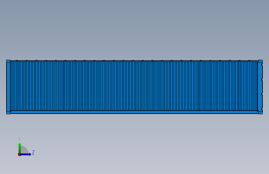 集装箱sw22版Container 40 ft_SOLIDWORKS 2022_模型图纸下载 – 懒石网