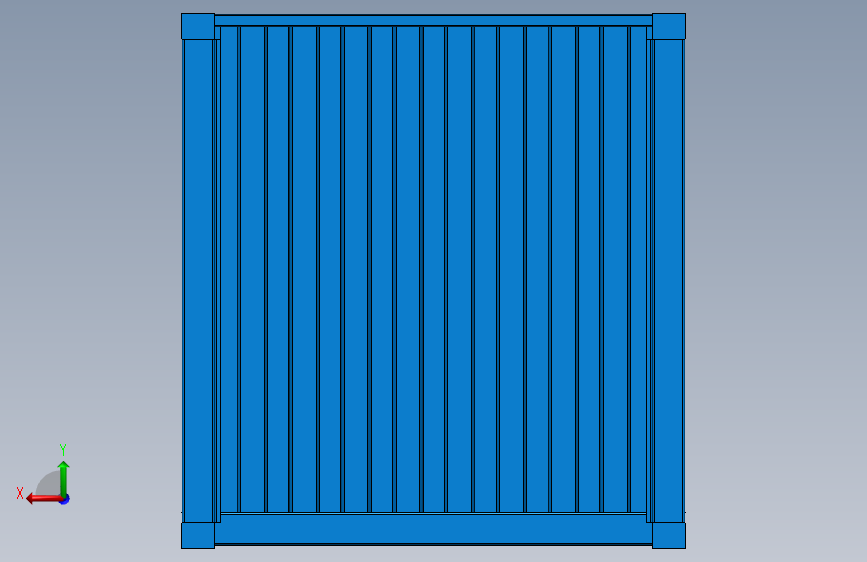 集装箱sw22版Container 40 ft_SOLIDWORKS 2022_模型图纸下载 – 懒石网