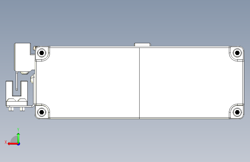 TPA-KNR-60E-1210C-L650A1-ML-H10-N3线性模块铝制底座 背面视图