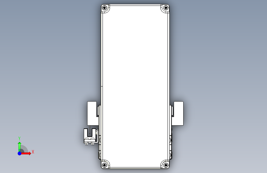 TPA-KNR-86E-1610C-L200A1-MU-P75-N3线性模块铝制底座 正面视图