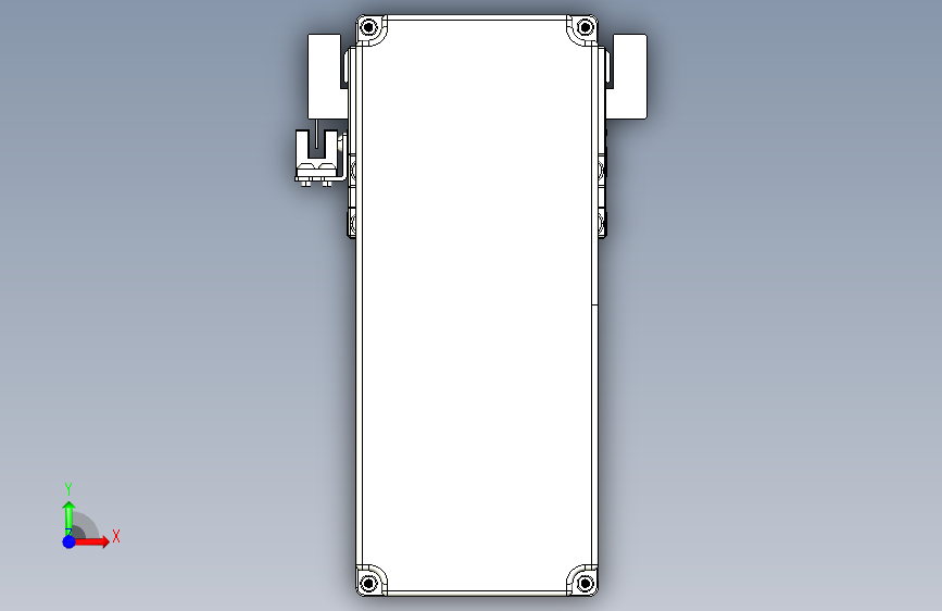 TPA-KNR-86E-1610C-L250A1-MP-P75-N3线性模块铝制底座 正面视图