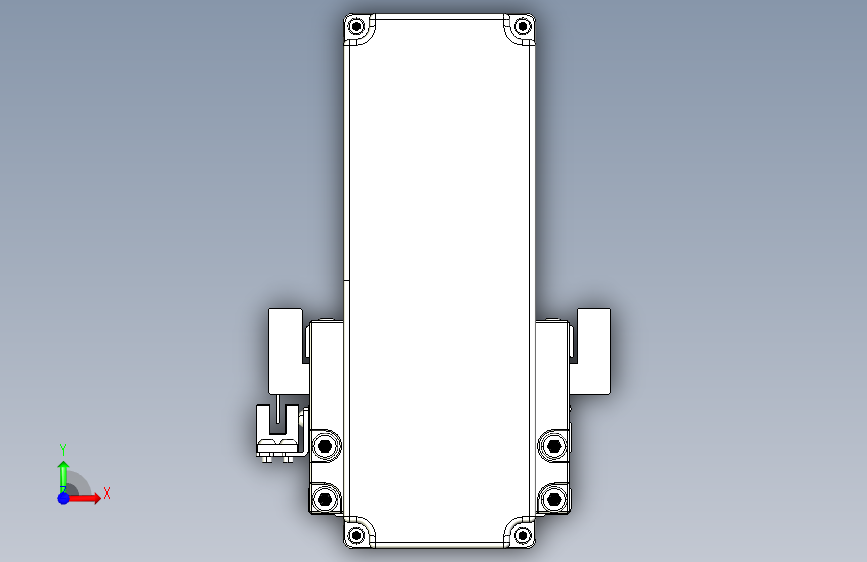 TPA-KNR-86E-1610C-L600A1-MU-H10-N3线性模块铝制底座 正面视图