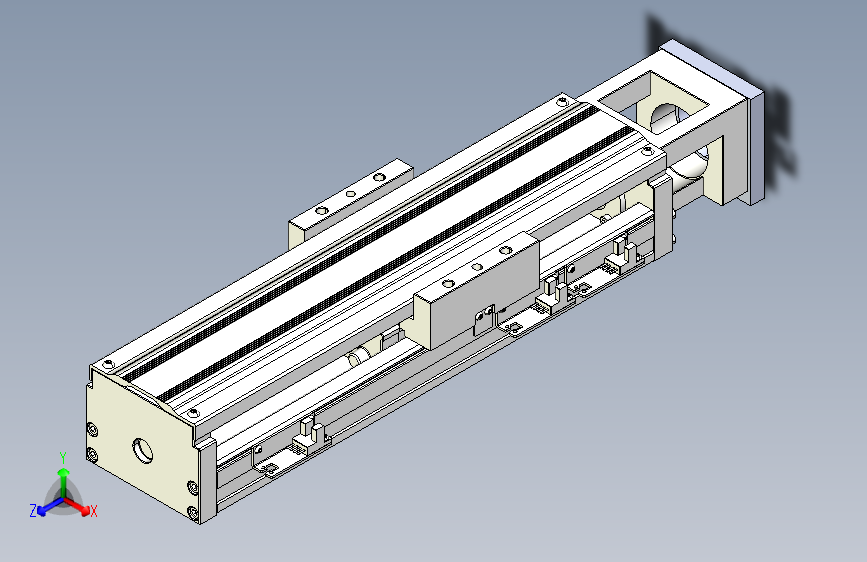 TPA-KNR-100E-2020C-L200A1-M-P75-N3线性模块铝制底座