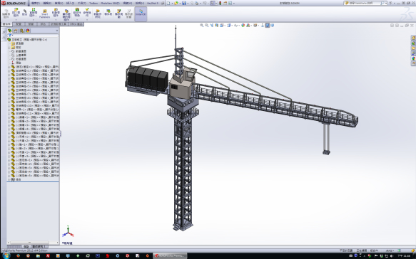 起重机吊车3D模型