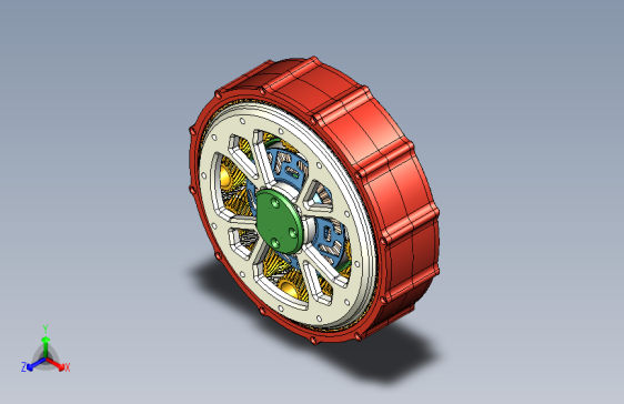 RFX变速器3D数模图纸 STEP格式