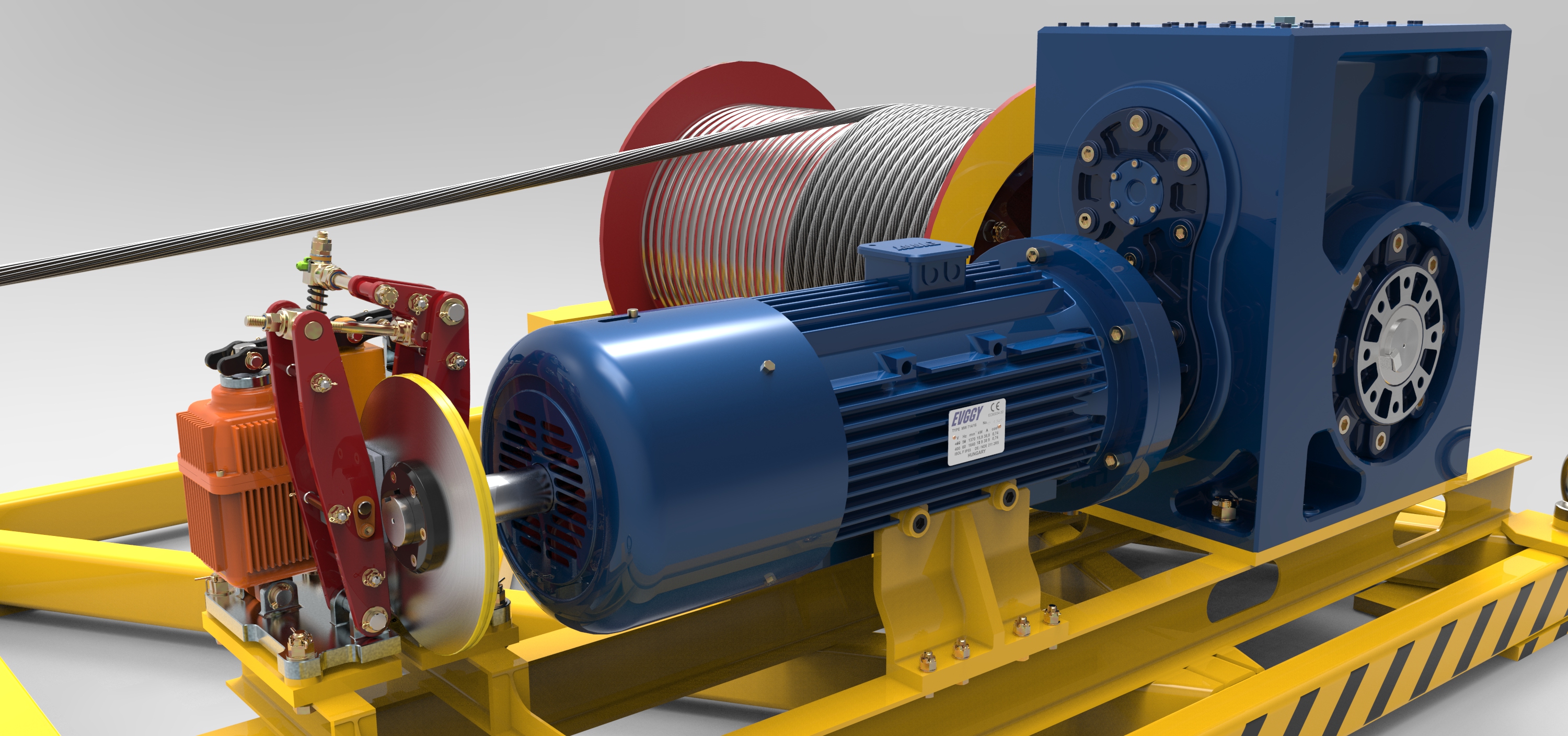 塔式起重机起重装置3D数模图纸 STEP格式