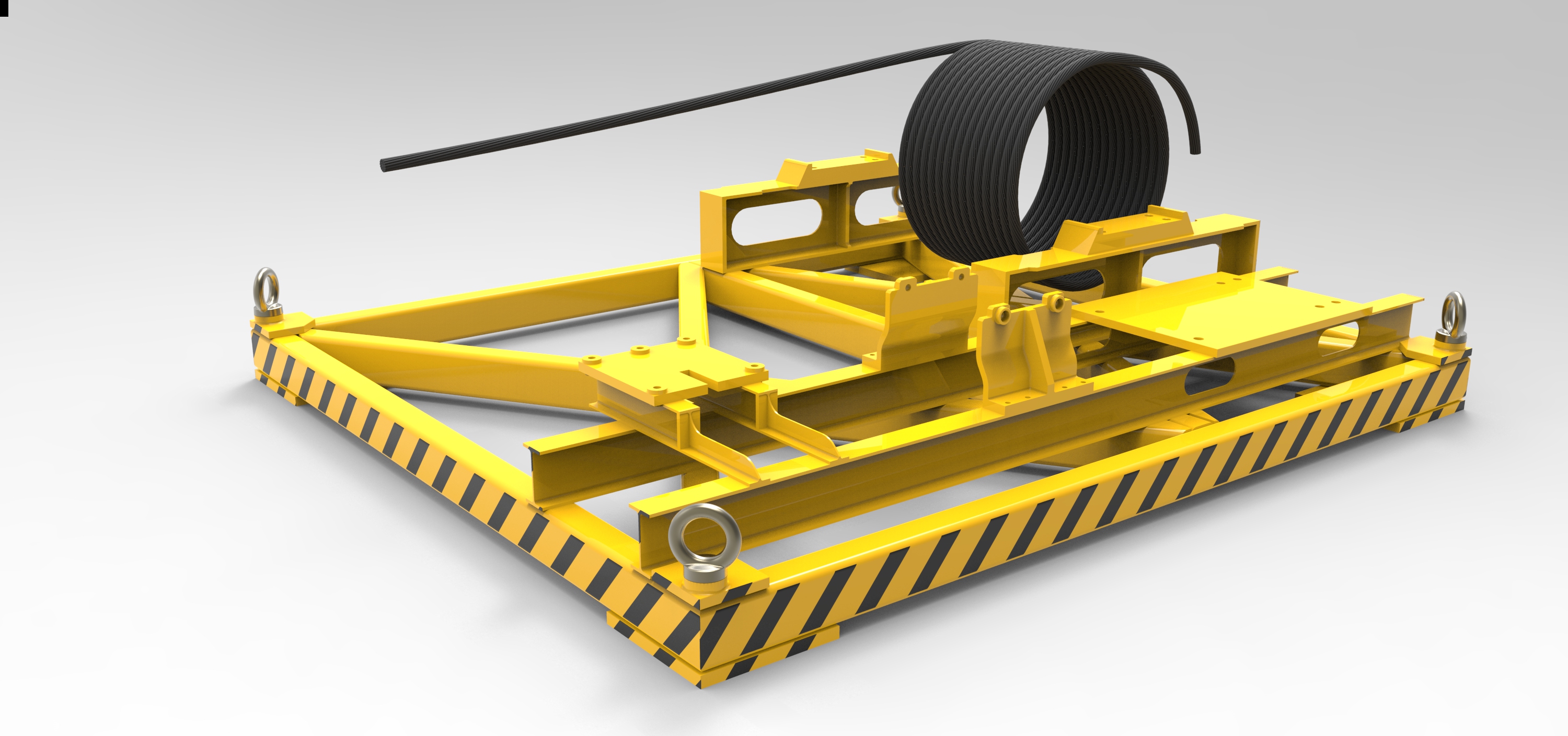 塔式起重机起重装置3D数模图纸 STEP格式